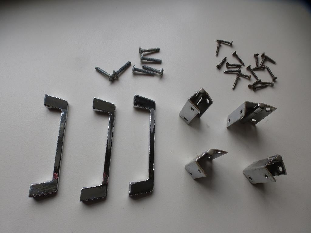 poignées de porte/poignées de tiroir en métal vintage, Enlèvement ou Envoi