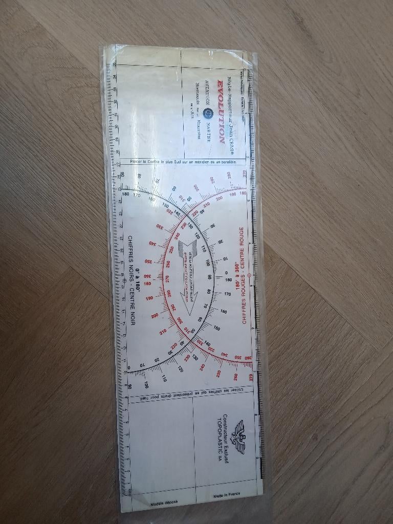 Regle rapporteur Jean Cras, Enlèvement ou Envoi, Comme neuf