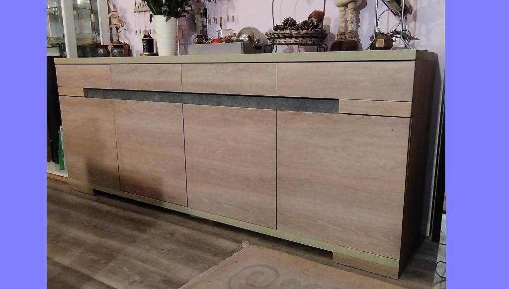 Commode et vitrine, Maison & Meubles, Armoires | Dressoirs, Utilisé, 200 cm ou plus, 50 à 75 cm, Avec tiroir(s), Avec porte(s)