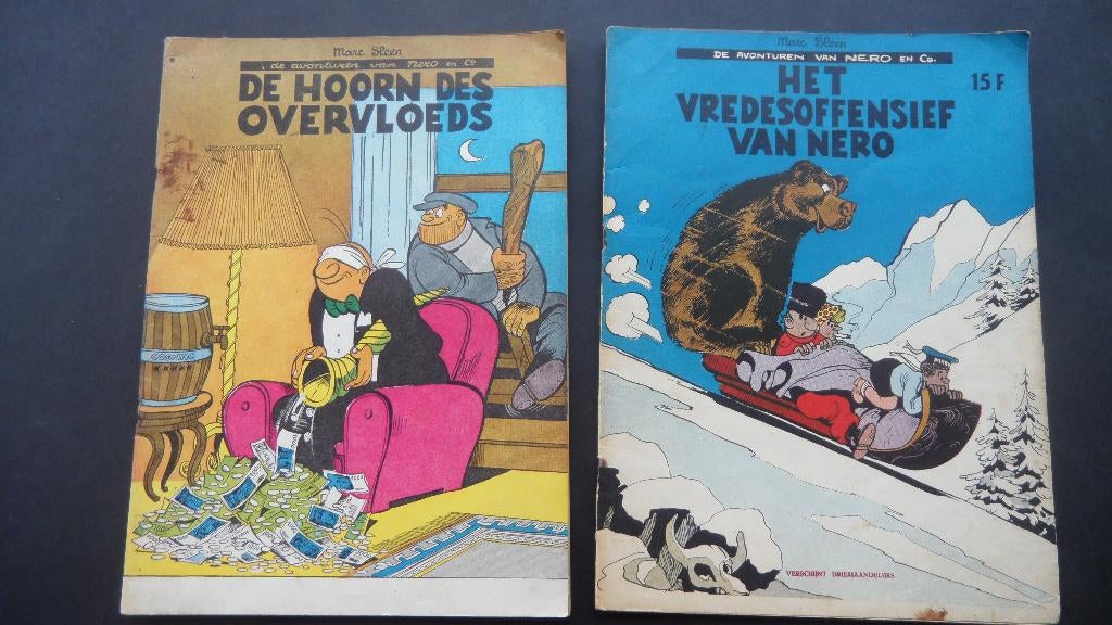 Twee oude NERO strips, Boeken, Ophalen of Verzenden