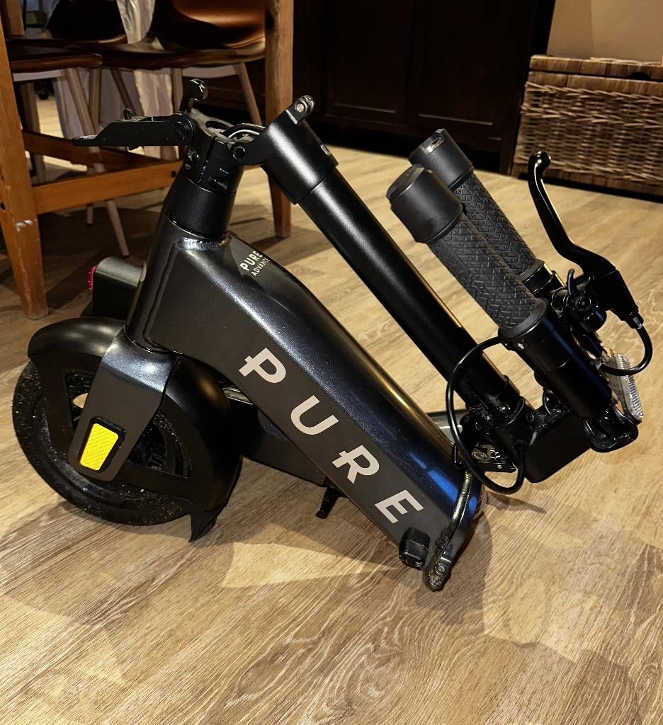opvouwbare elektrische step - PURE Advance Flex, Fietsen en Brommers, Steps, Ophalen, Gebruikt, Elektrische step (E-scooter), Pure