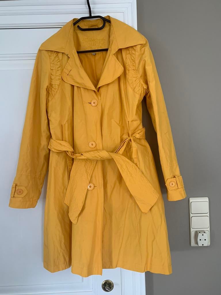 Mooie regenjas trenchcoat L’Histoire D Louise M als nieuw, Ophalen of Verzenden, Zo goed als nieuw