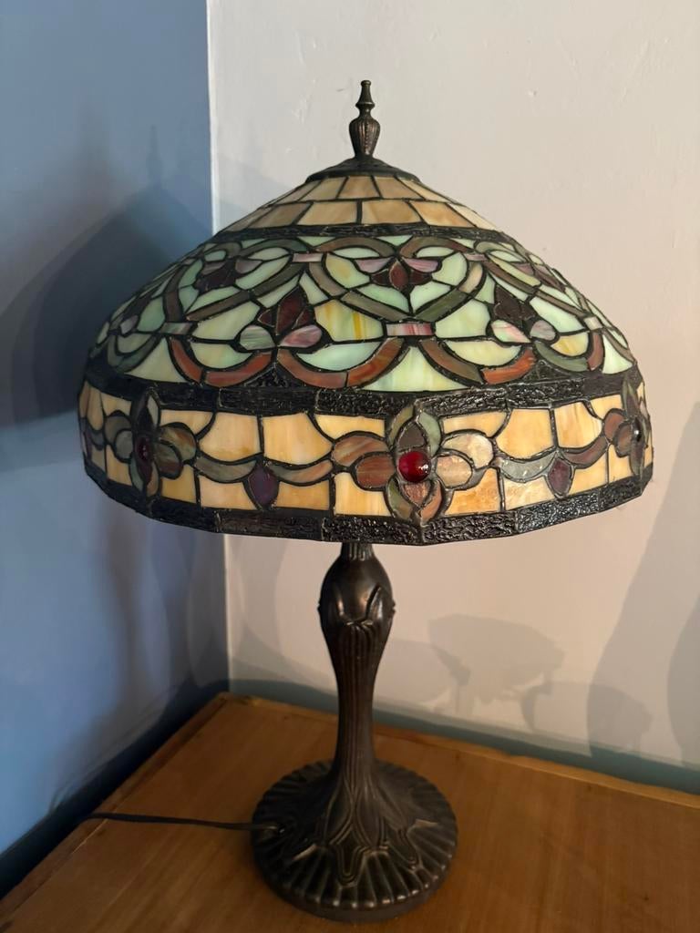Vintage Tiffany lamp, Maison & Meubles, Lampes | Lampes de table, Tiffany lamp, Enlèvement, Utilisé, Verre