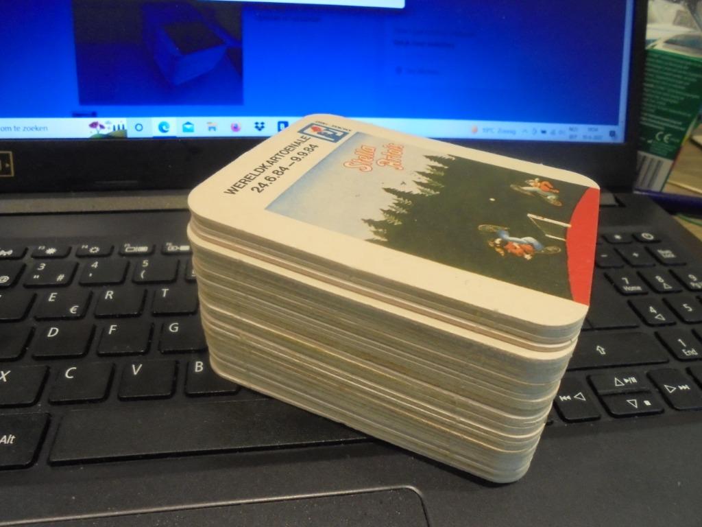 wereldkartoenale 1984, Ophalen of Verzenden, Zo goed als nieuw, Viltje(s), Stella Artois