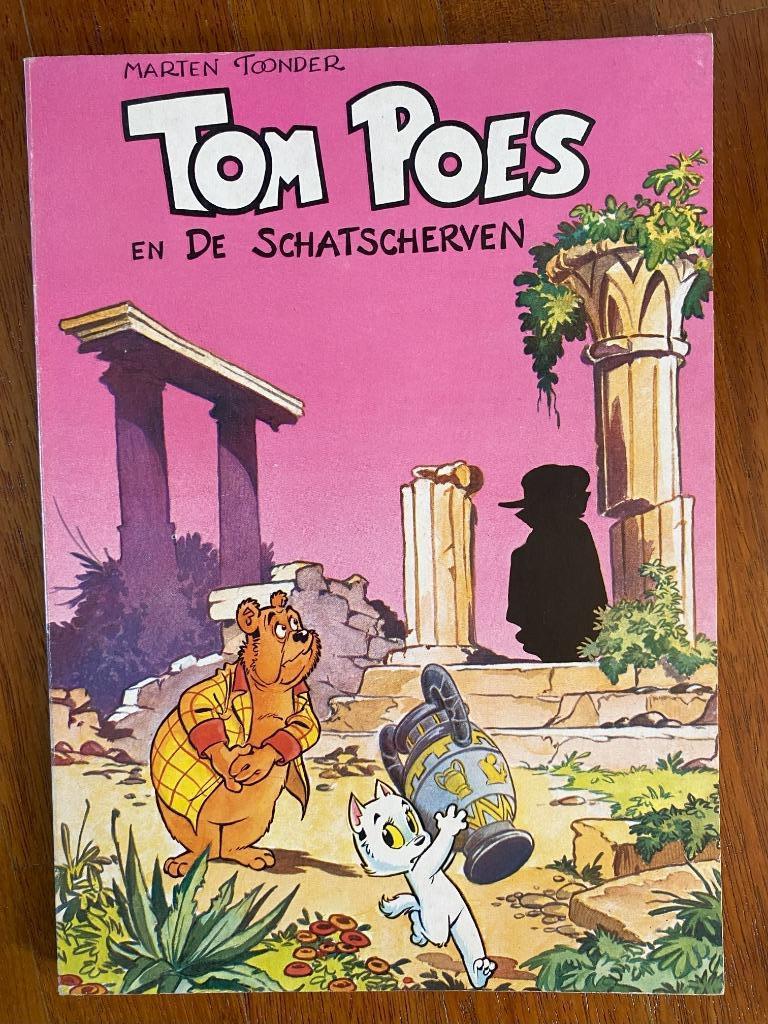 HEER BOMMEL EN TOM POES - Tom Poes en de schatscherven, Boeken, Stripverhalen, Gelezen, Marten Toonder, Eén stripboek, Ophalen of Verzenden
