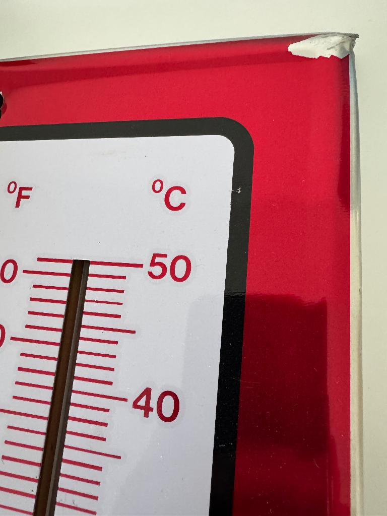 Thermomètre Snapper - vintage, Enlèvement, Utilisé, Panneau publicitaire