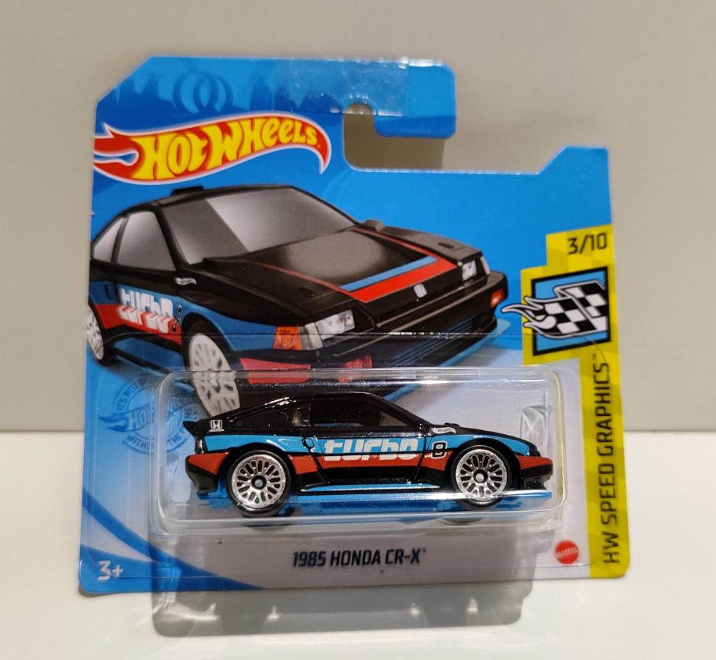 Hot Wheels 1985 Honda CR-X Zwart (2021), Ophalen of Verzenden