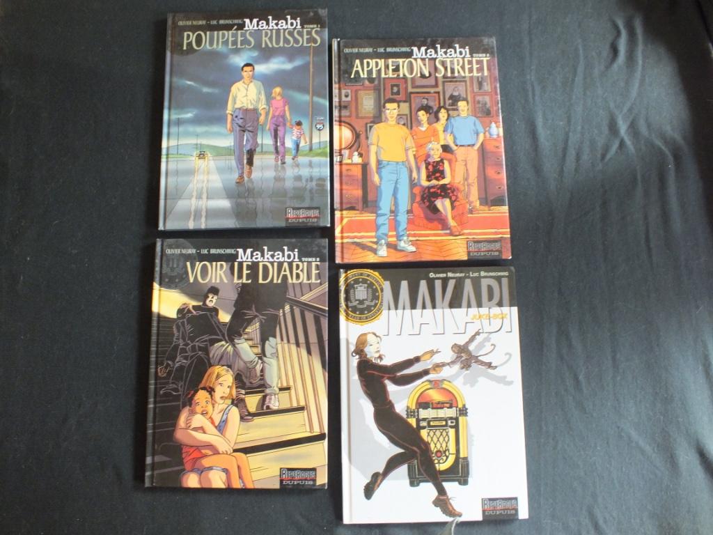 MAKABI (4 ALBUMS EO).      EDITIONS DUPUIS, Enlèvement ou Envoi, NEURAY-BRUNSCHWNG, Série complète ou Série, Comme neuf