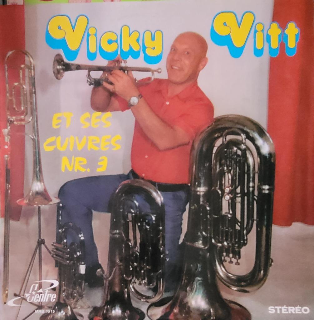 Vicky Vitt en haar album op brass vinyl, Ophalen, Gebruikt, 12 inch, Jazz en Blues