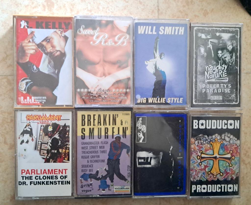 Lot 51 k7 - cassettes - rap us/fr rnb new jack funk, Enlèvement ou Envoi, 26 cassettes audio ou plus, Originale, Utilisé