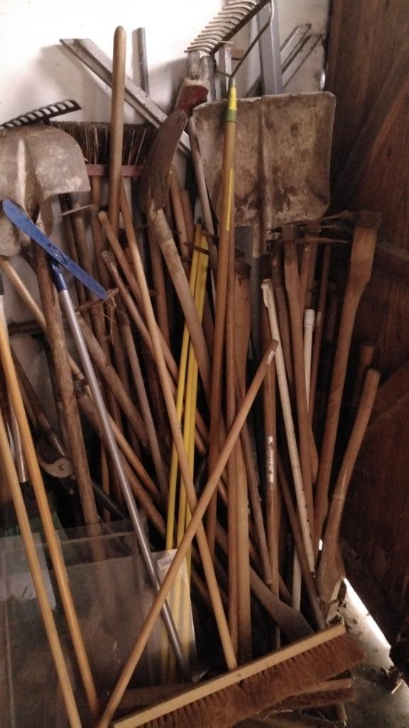 Grote partij tuingereedschap en houthakker, Ophalen, Gebruikt, Overige soorten, Autre