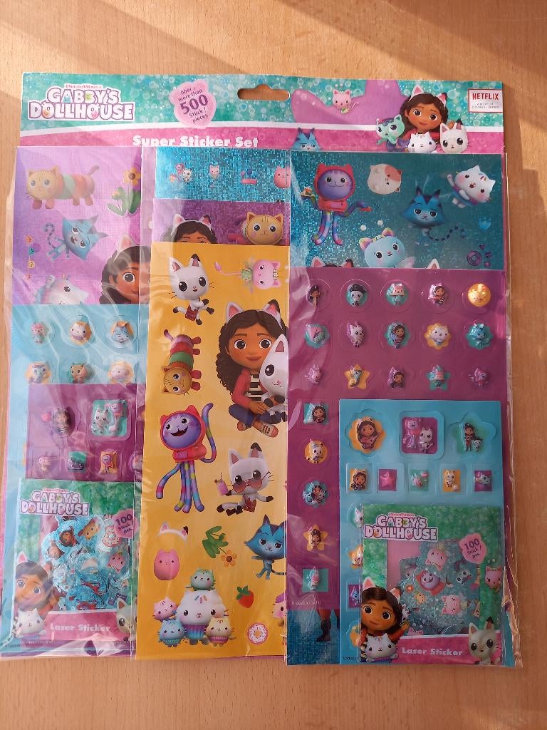 NIEUW Gabby's poppenhuis 500 stickers, Ophalen of Verzenden, Nieuw, Knutselen