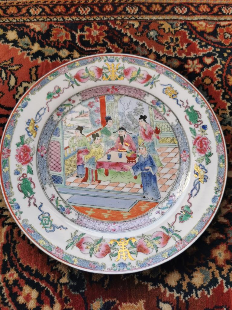 Mooi  Chinees bord, Antiek en Kunst, Antiek | Keramiek en Aardewerk, Ophalen of Verzenden