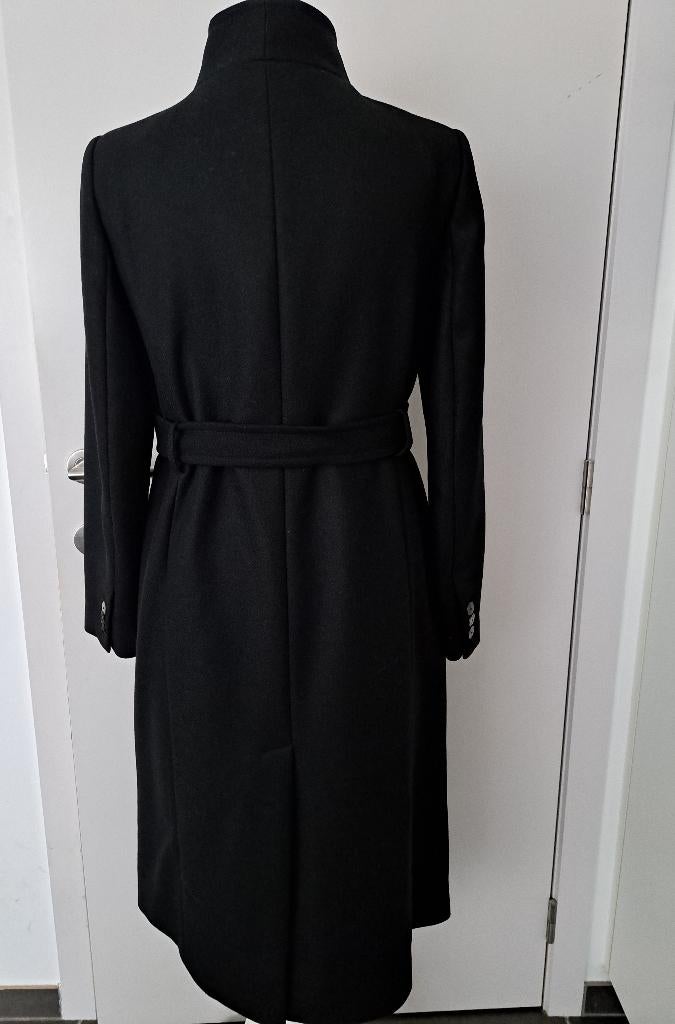 Nouveau ! Manteau classique en laine Mango, Mango, Enlèvement, Noir, Taille 42/44 (L)