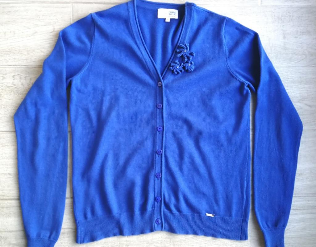 Als nieuwe blauwe gilet - Terre Bleue - maat 176, Meisje, Trui of Vest, Ophalen of Verzenden, Zo goed als nieuw