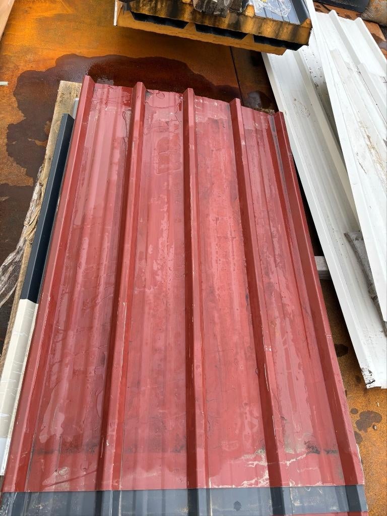 metalen profielplaten - diverse kleuren, Ophalen of Verzenden, Gebruikt