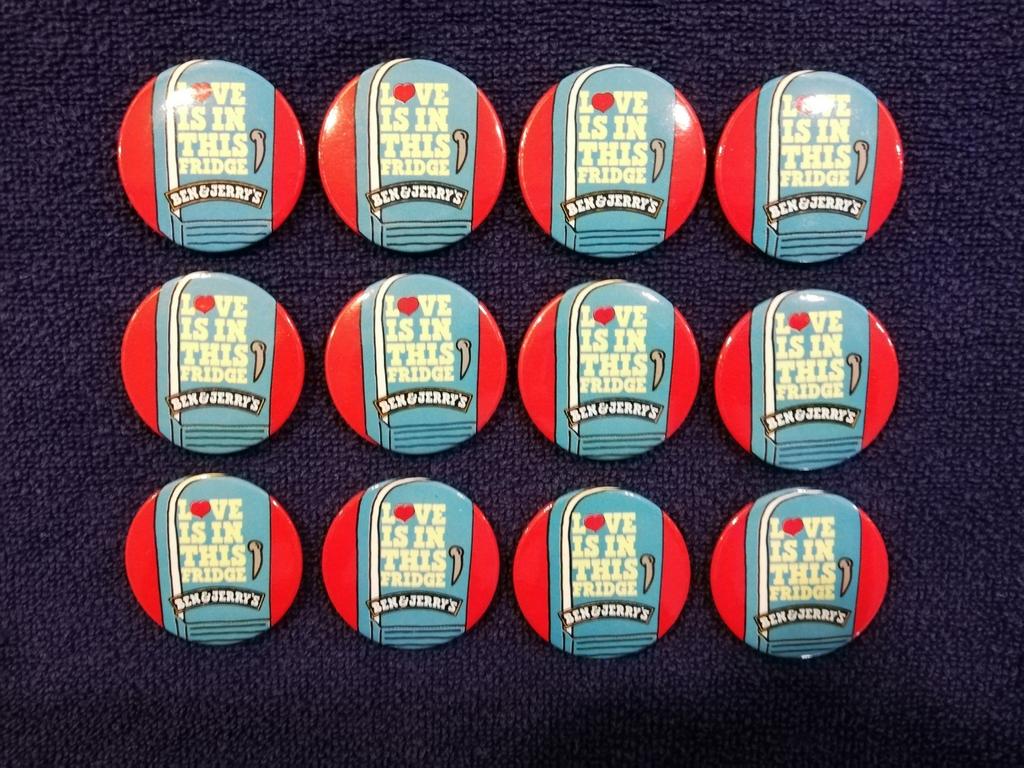 Ben & Jerry's magneten., Ophalen of Verzenden, Zo goed als nieuw, Gebruiksvoorwerp