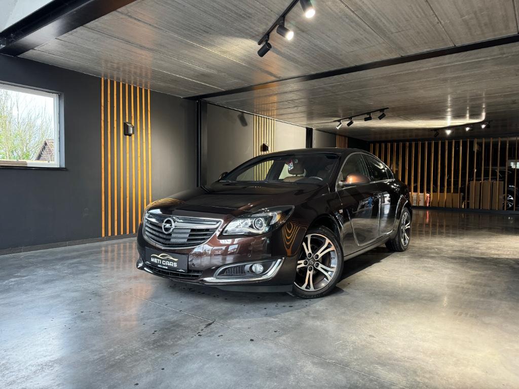 Opel Insignia 1.6 Turbo ECOTEC Limousine CarPlay Leder, Auto's, Opel, Automaat, 170 g/km, Bruin, Leder