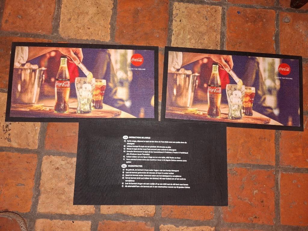 3 onderleggers reclame coca cola, Verzamelen, Ophalen of Verzenden, Nieuw, Gebruiksvoorwerp