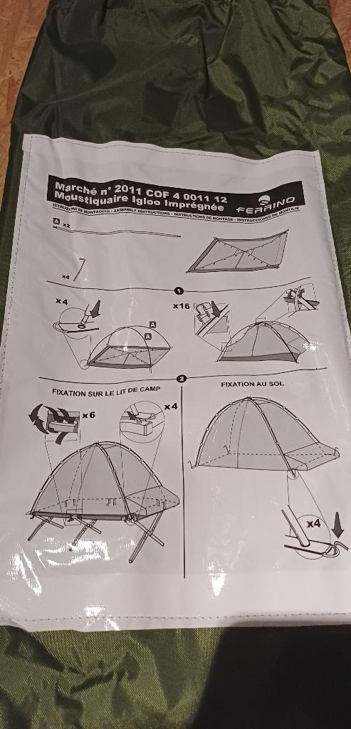 Muskieten iglo, Caravans en Kamperen, Kampeeraccessoires, Ophalen, Nieuw