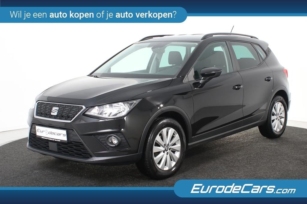 Seat Arona Edition *1ste eigenaar*Navigatie*Park assist*, Auto's, Stof, Zwart, Bedrijf, 3 cilinders
