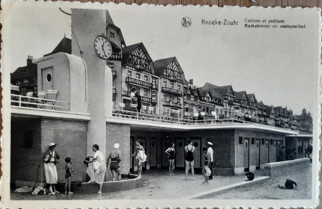 KNOCKE KNOKKE ZOUTE Les Bains plage PLAGE 1937 !, Enlèvement ou Envoi