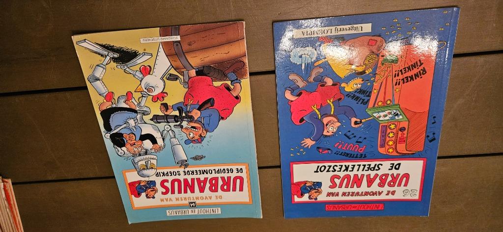 4 urbanus stripboeken nr 1  25 26 en 64, Boeken, Meerdere stripboeken, Ophalen, Gelezen, Linthout en Urbanus
