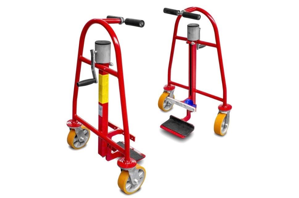 Set verhuizers 600 kg hefhoogte 380mm, Tot 1000 kg, Ophalen, Handmatig, Overige typen