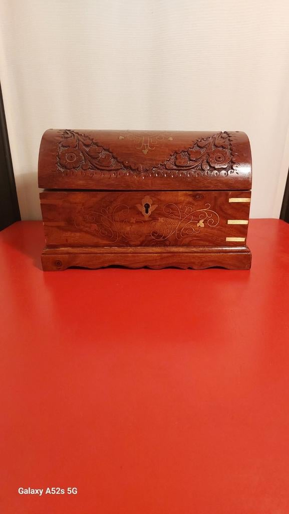 Boîte de rangement pour bijoux, Cerisier, Moins de 50 cm, Enlèvement ou Envoi, Comme neuf