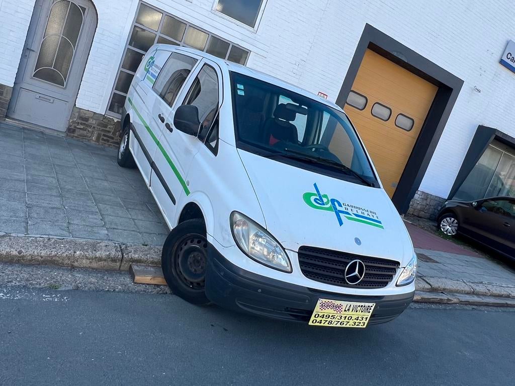 Mercedes Vito 2.2cdi 6 PLaces 110kw camionette 0032478767323, Auto's, Automaat, Stof, 110 kW, Wit