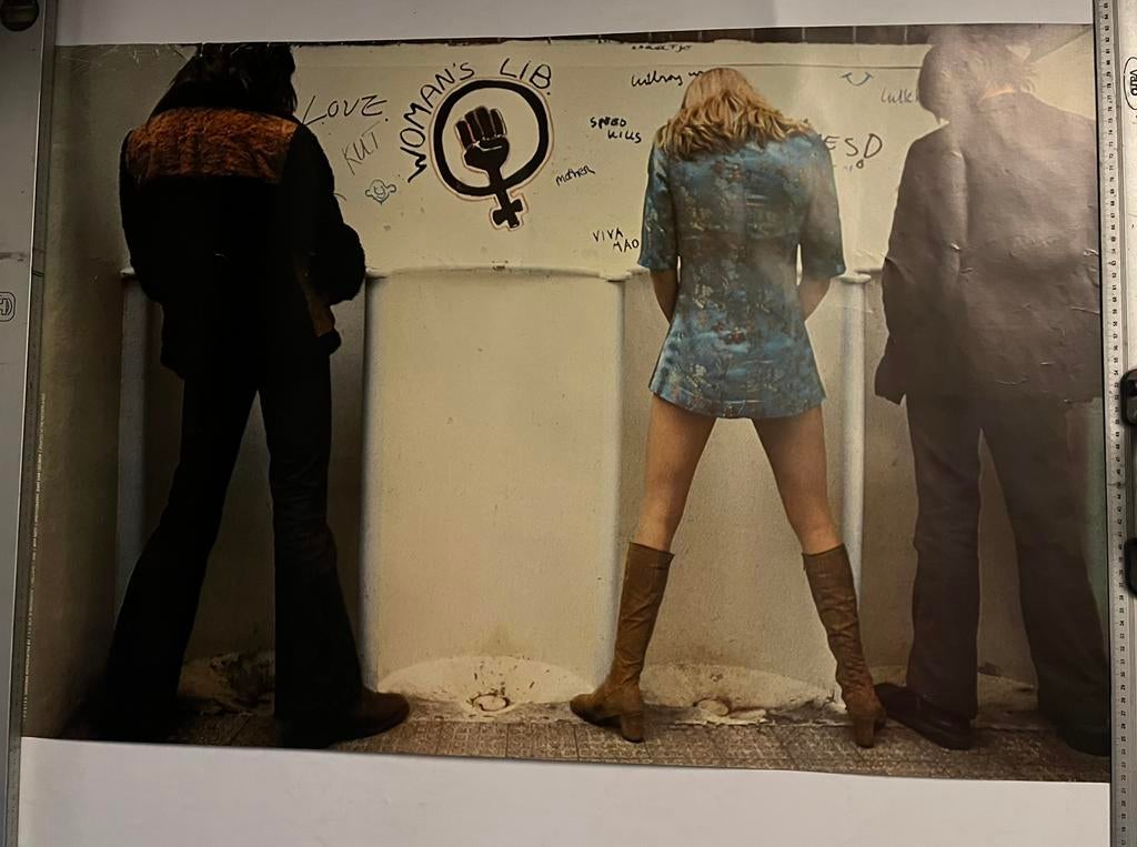 VINTAGE POSTER 1970 WHY NOT BY BART VAN LEEUWEN, Ophalen, Gebruikt