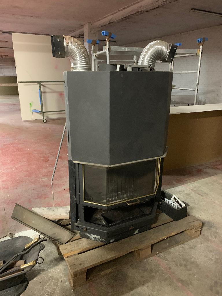 Inbouw houtkachel Barbas, Huis en Inrichting, Ophalen, Gebruikt, Houtkachel, Inbouw
