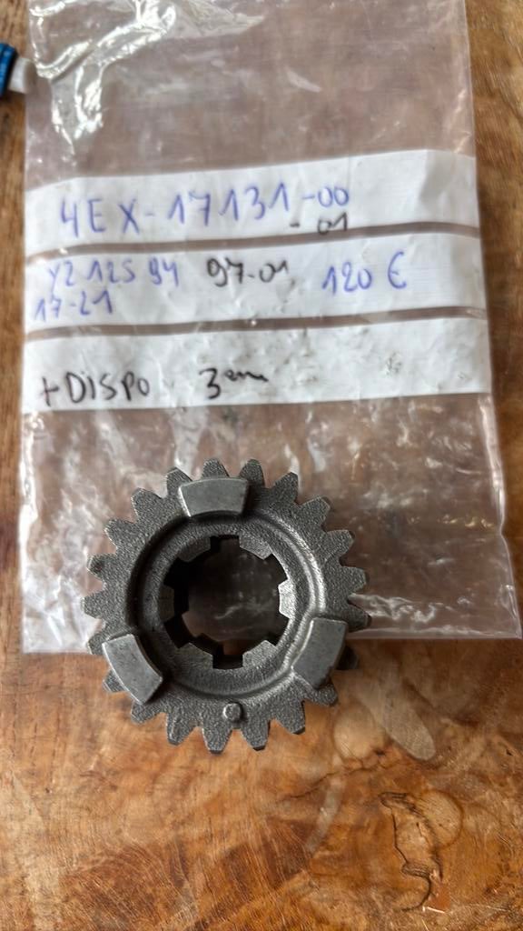 4EX-17131-00 Pignon YZ125, Motos, Enlèvement ou Envoi, Neuf