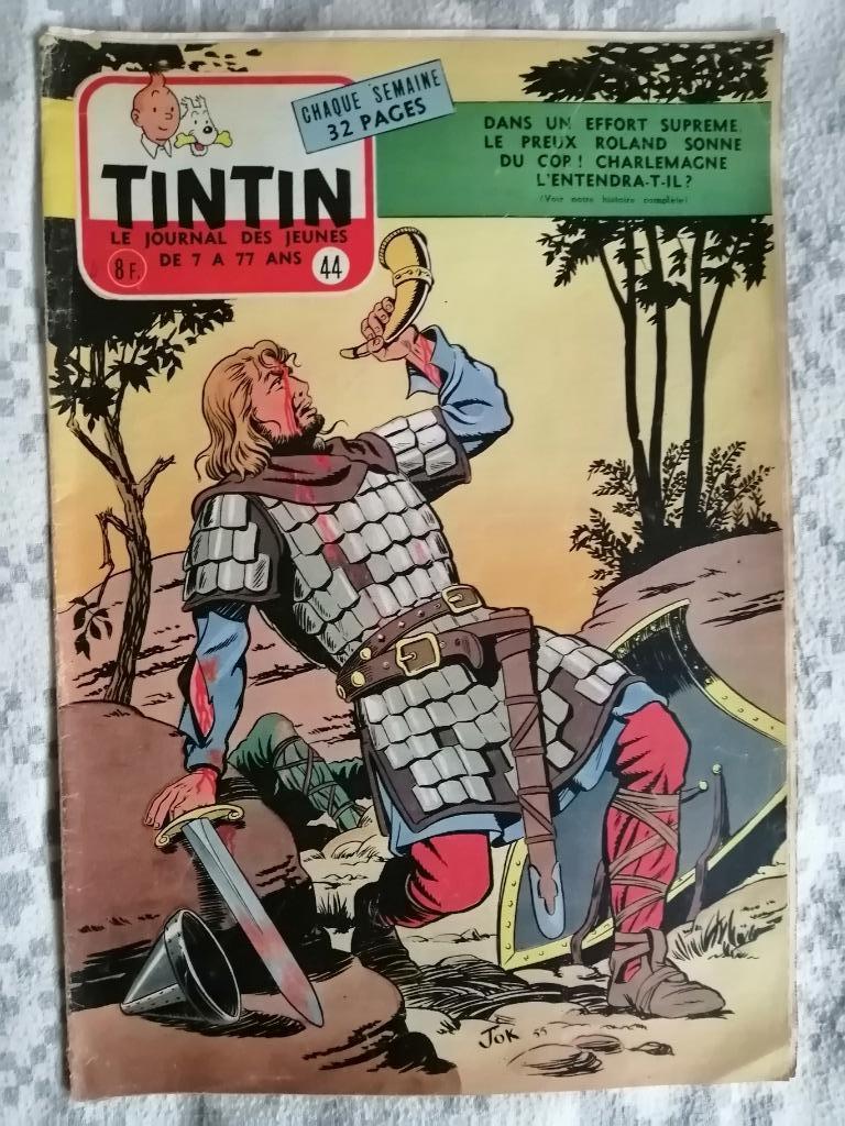 Journal de TINTIN édition Belge n44 - 2 novembre 1955, Collections, Enlèvement ou Envoi, Journal ou Magazine