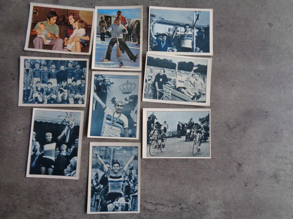 Autocollants vélo PANINI SPRINT 74 anno1974 9x EDDY MERCKX, Envoi, Comme neuf