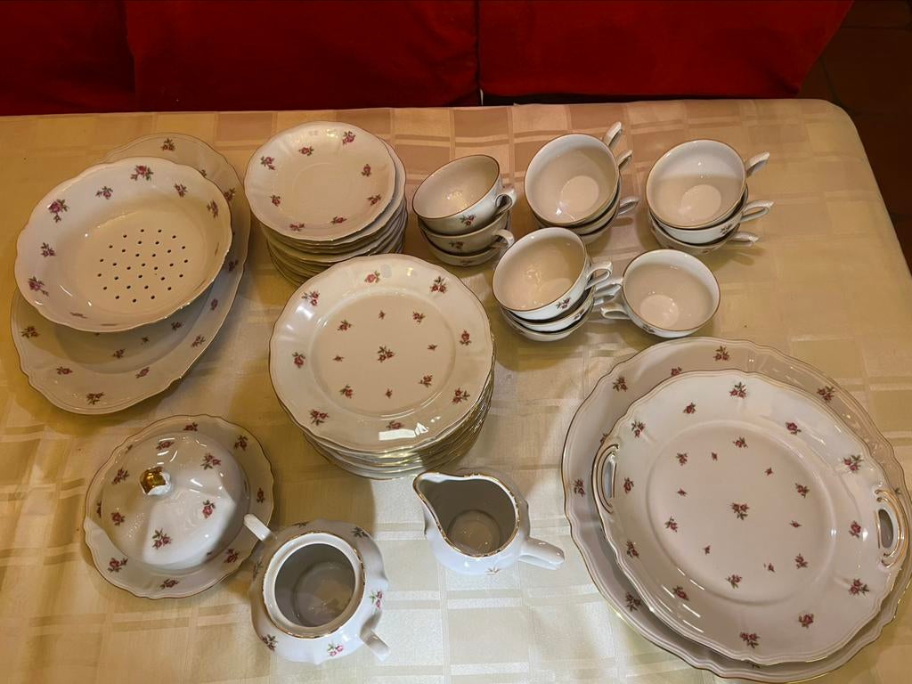 Vintage Mitterteich Batavia servies met bloemen, Ophalen