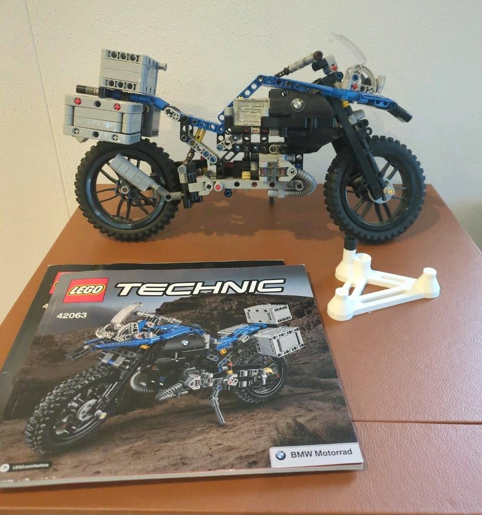 🚨‼️ Lego X BMW 42063 R1250GS adventure motorfiets, Ophalen, Zo goed als nieuw, Complete set, Lego