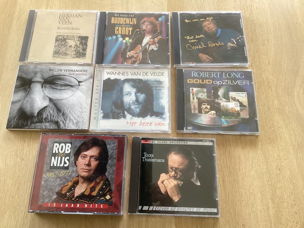 Wannes v/d velde, Willem Vermandere, Toots Thielemans, 9 cd, Ophalen of Verzenden, Zo goed als nieuw