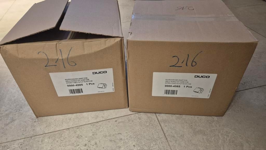 Prise murale Duco noire D180, Bricolage & Construction, Enlèvement ou Envoi, Neuf