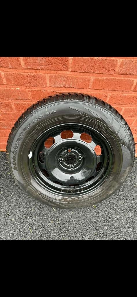 4 Jantes avec Pneus hiver neuf a vendre, Enlèvement