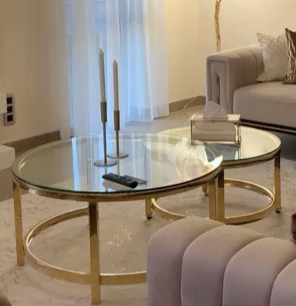 Table basse ronde, Maison & Meubles, Tables | Tables de salon, Utilisé, Rond, Verre, Enlèvement