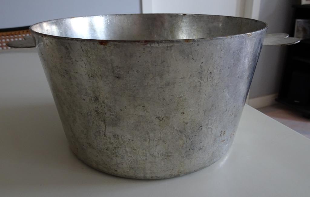 Moule à charlotte en métal argenté, Enlèvement ou Envoi, Utilisé, Gâteaux et Tartes, Moule