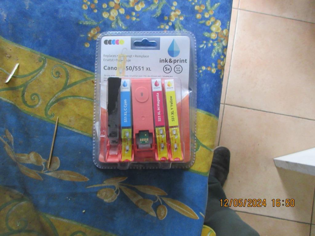 encre pour imprimante canon 550/551XL, Ophalen, Canon, Printer, Inkjetprinter