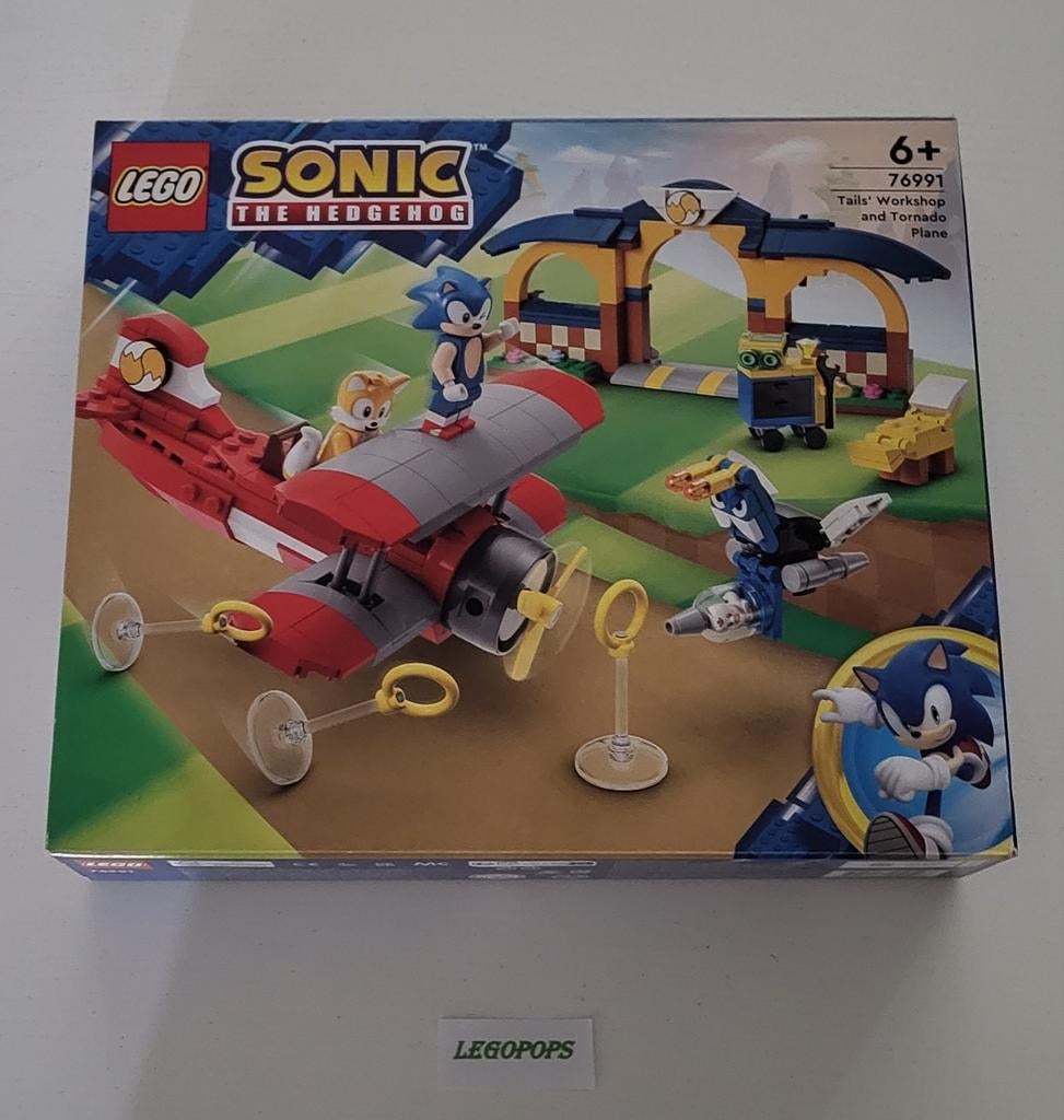 Lego - 76991 - Tails' Werkplaats en Tornado vliegtuig, Kinderen en Baby's, Ophalen of Verzenden, Nieuw, Lego