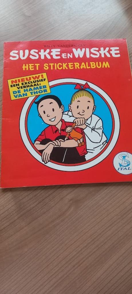 Bob et Bobette. L'album d'autocollants., Livres, Enlèvement ou Envoi, Willy Vandersteen, Une BD, Comme neuf