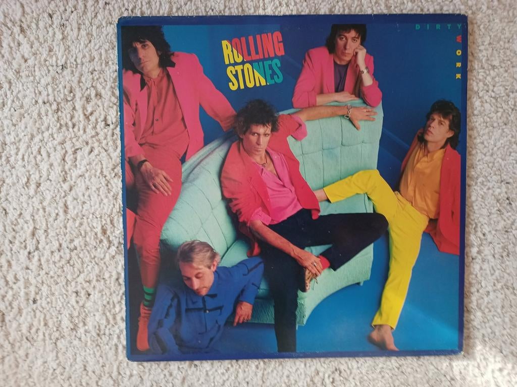 Lp Rolling Stones, Dirty work, CD & DVD, Vinyles | Rock, Enlèvement ou Envoi