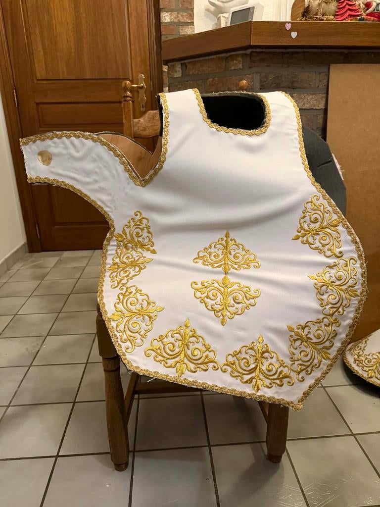 Lot verkleedkeren afkomstig van musical Belle & het beest, Hobby en Vrije tijd, Kostuums, Theaterbenodigdheden en LARP, Zo goed als nieuw