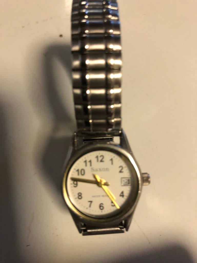 Dames horloge Saxon, Overige merken, Staal, Staal, Polshorloge