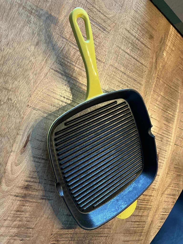 gietijzer grillpan, Ophalen, Zo goed als nieuw, Gietijzer, Overige typen