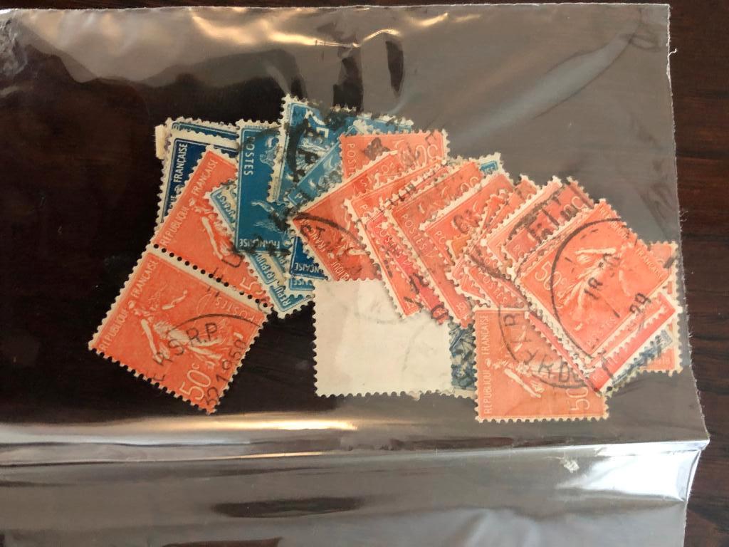 Postzegels Frankrijk, Ophalen of Verzenden, Gestempeld